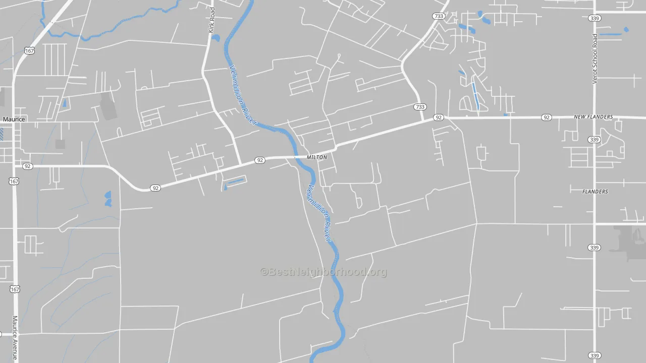 Transit Grade map of 70558, LA