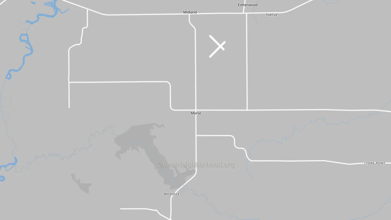 Transit Grade map of 70559, LA