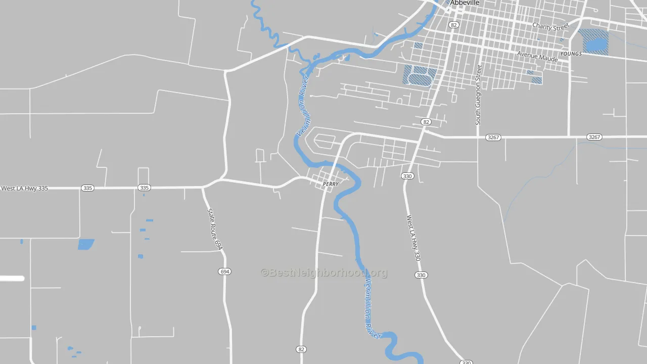 Transit Grade map of 70575, LA