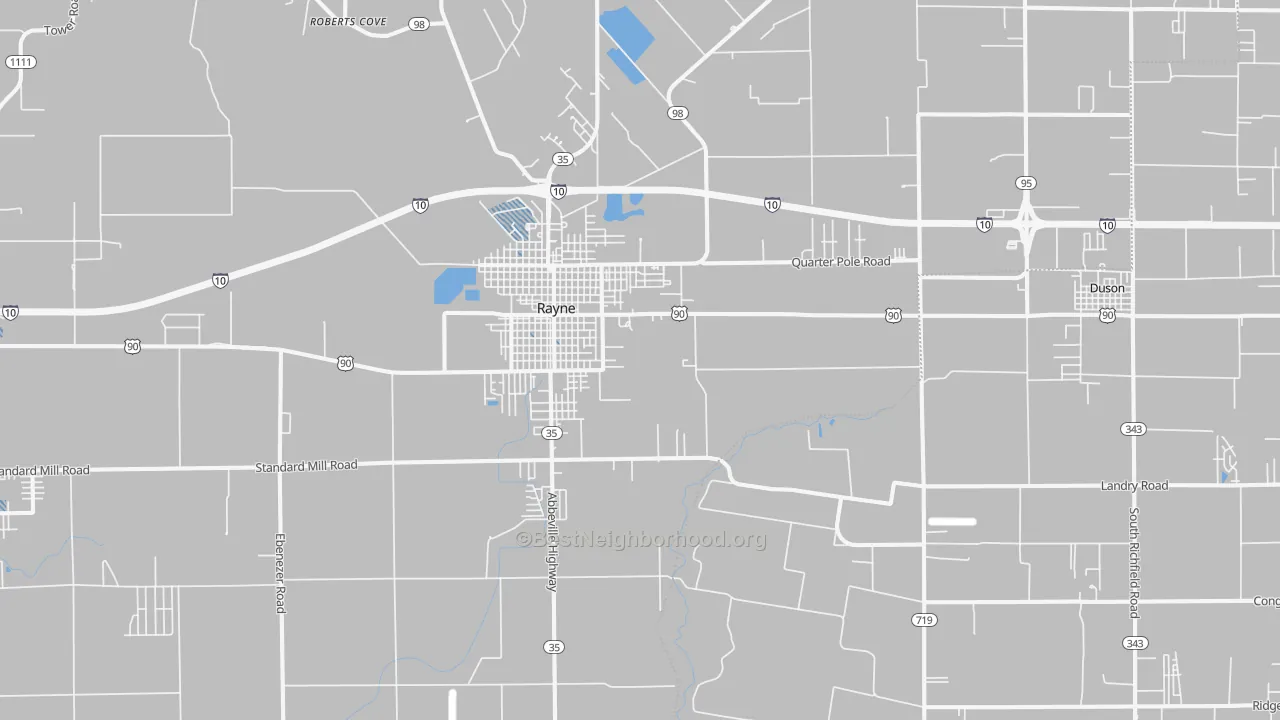 Transit Grade map of 70578, LA