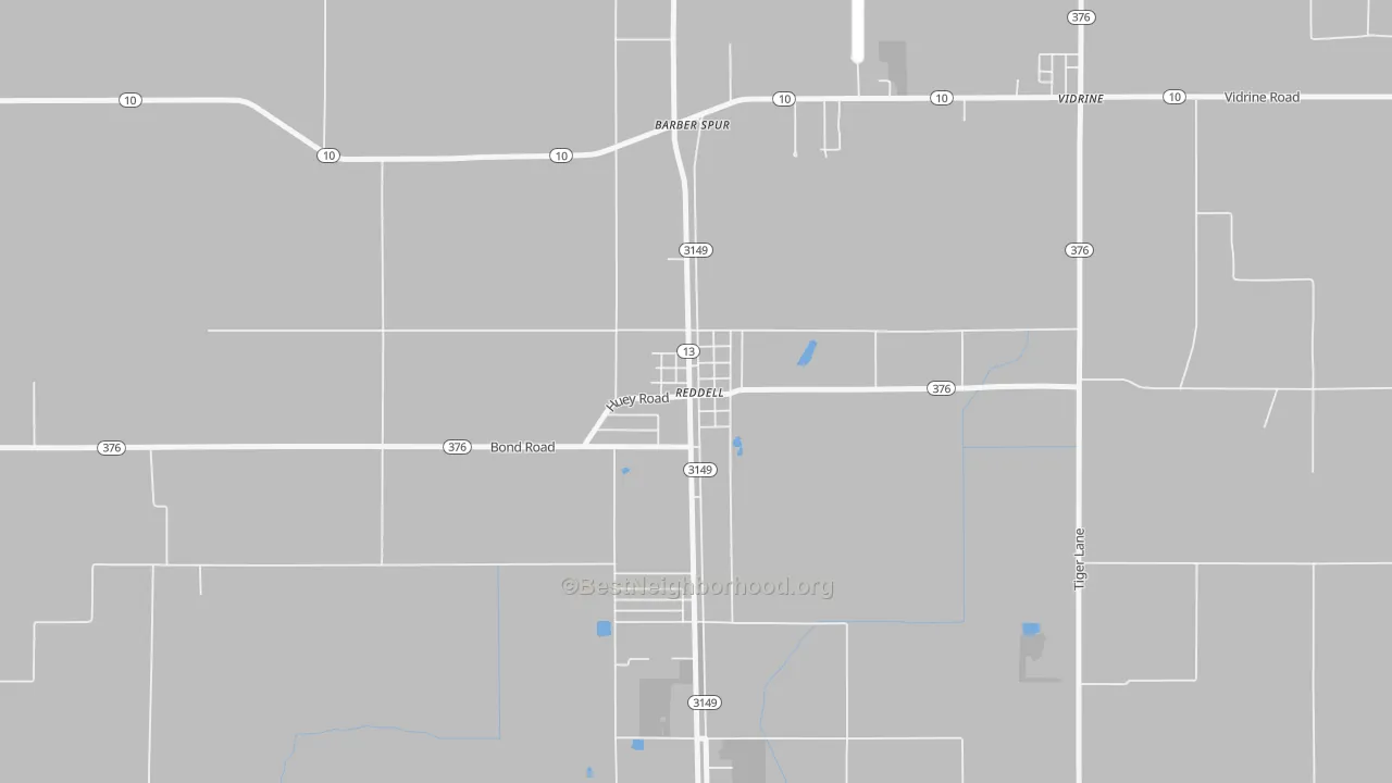 Transit Grade map of 70580, LA