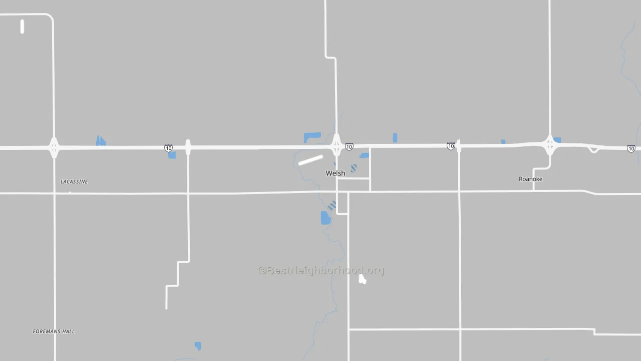 Transit Grade map of 70591, LA