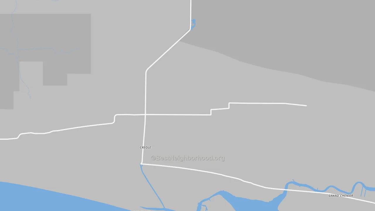 Transit Grade map of 70632, LA