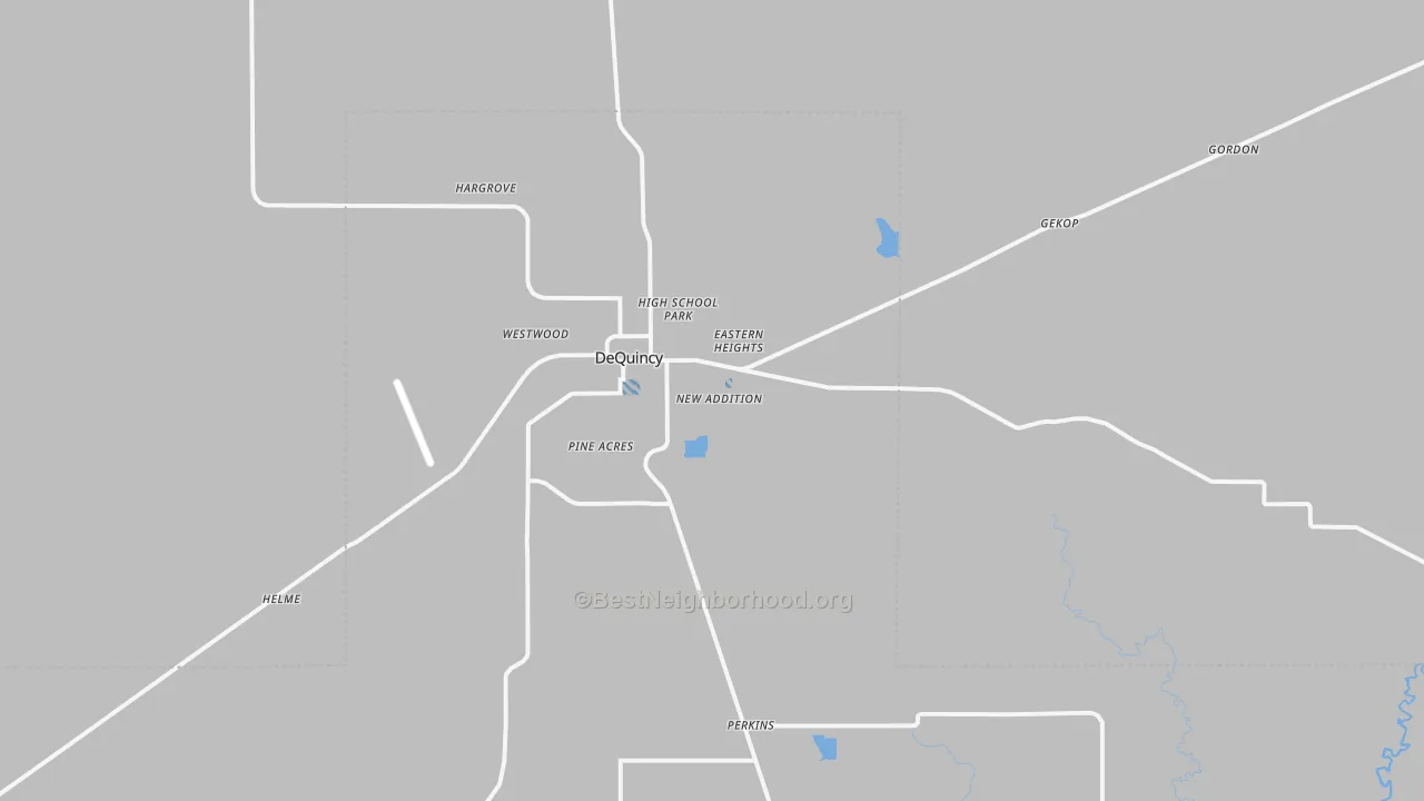 Transit Grade map of 70633, LA