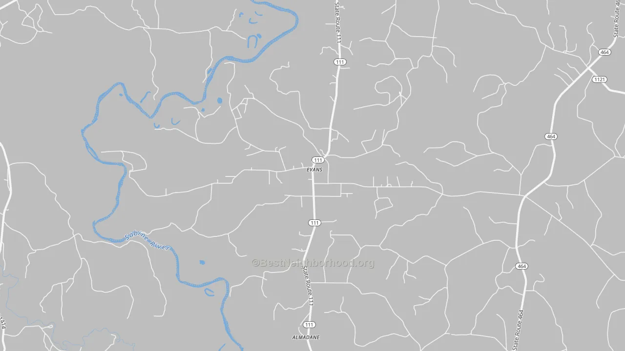 Transit Grade map of 70639, LA