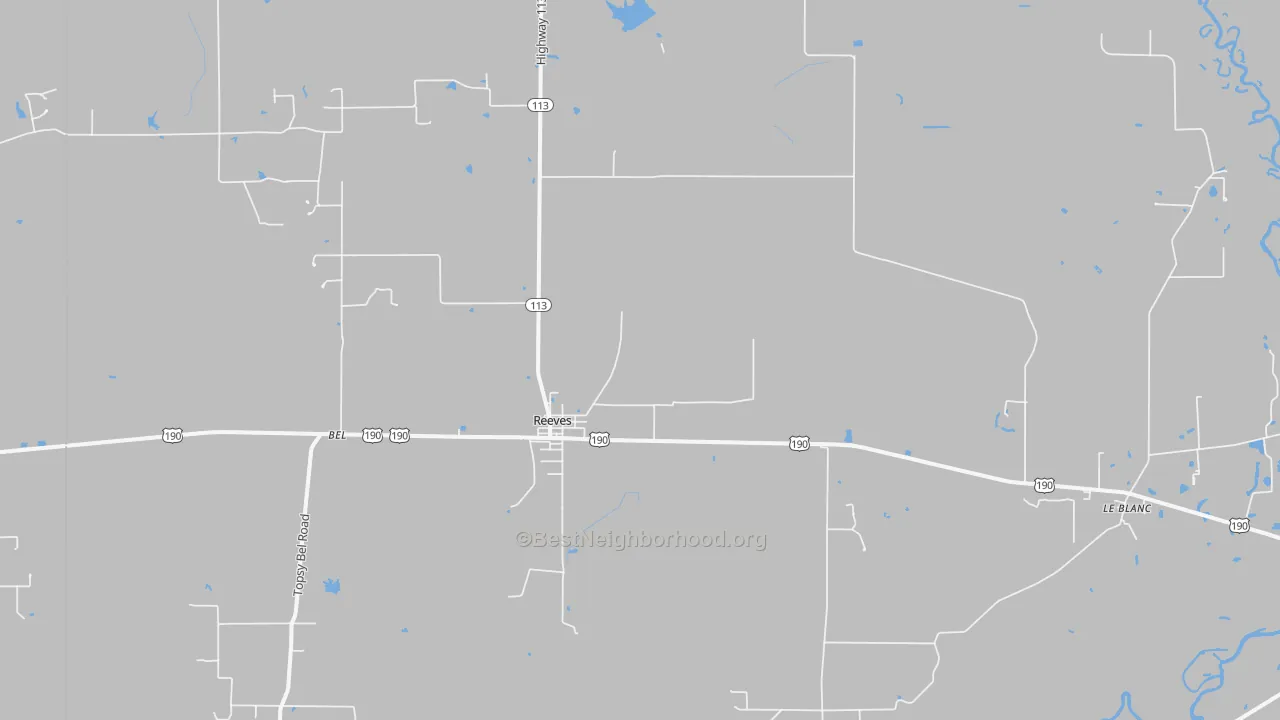 Transit Grade map of 70658, LA