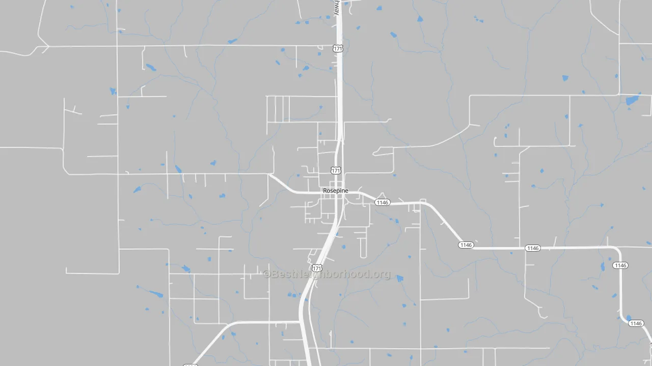 Transit Grade map of 70659, LA
