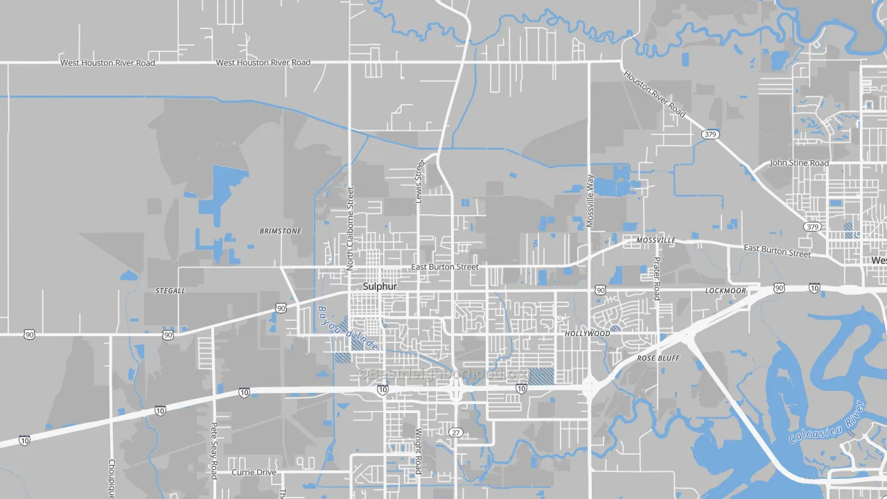 Transit Grade map of 70663, LA