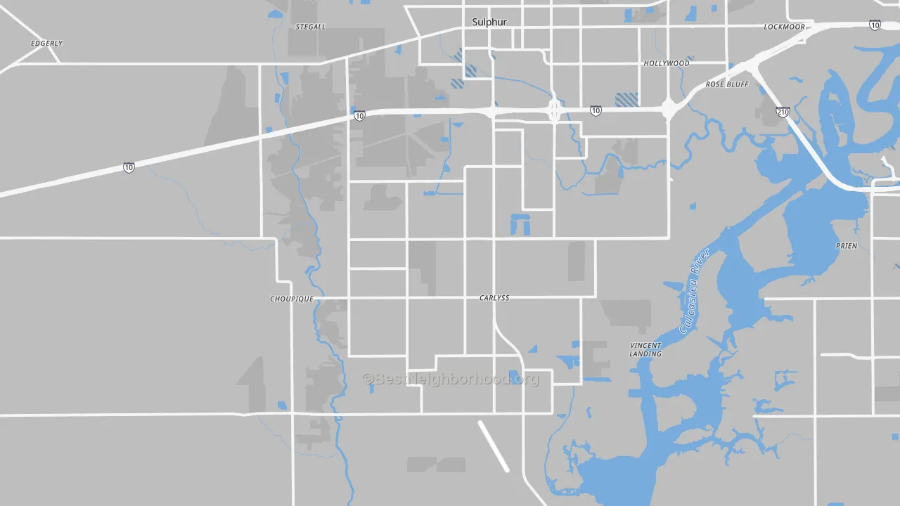 Transit Grade map of 70665, LA