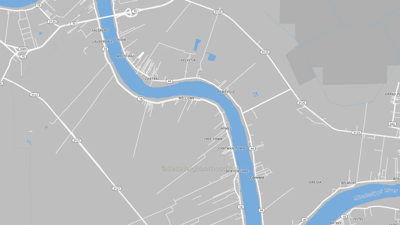Transit Grade map of 70723, LA