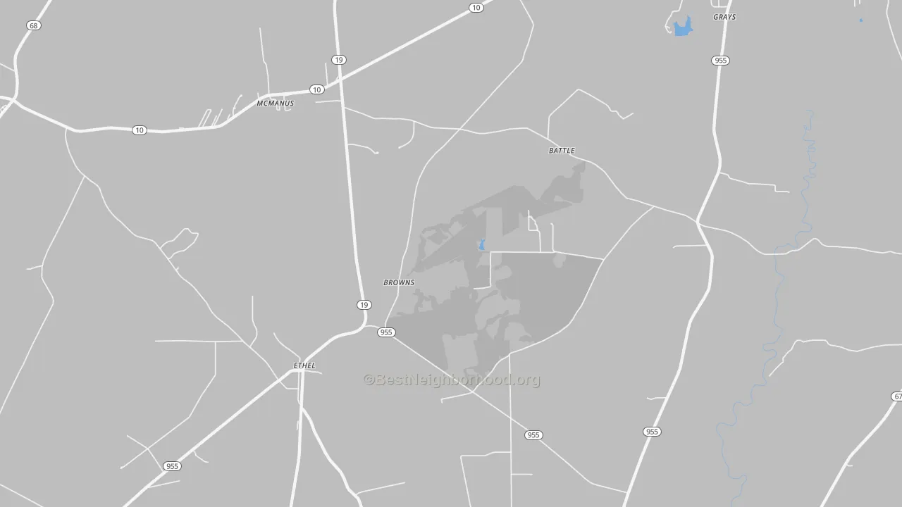 Transit Grade map of 70730, LA