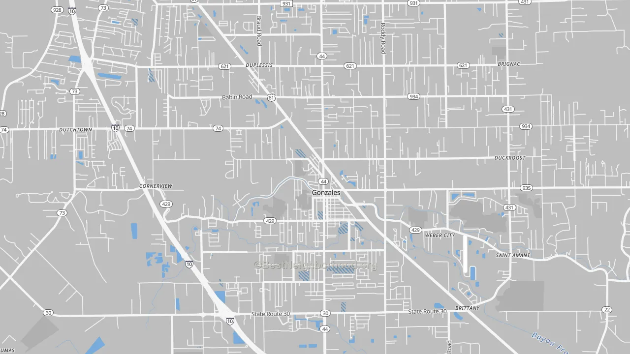 Transit Grade map of 70737, LA