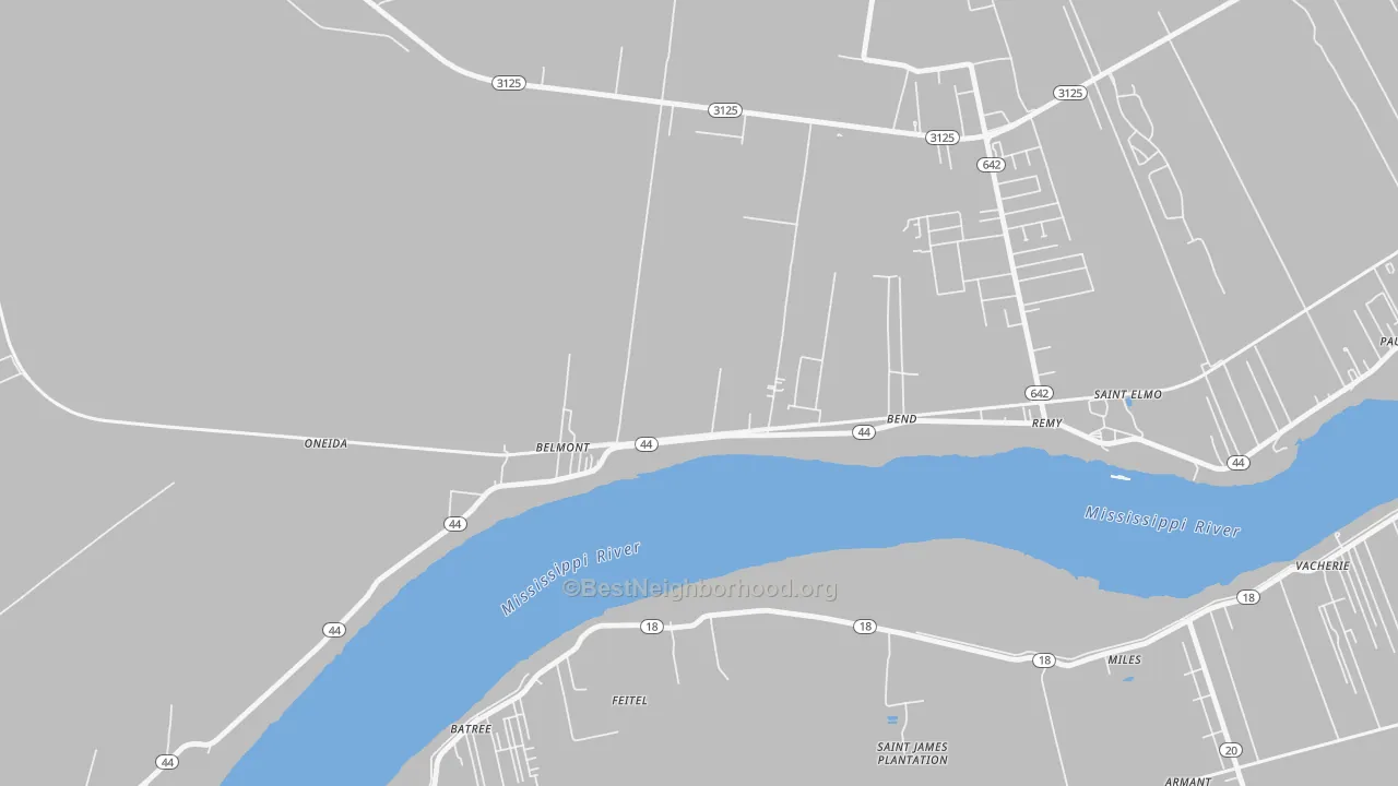 Transit Grade map of 70743, LA