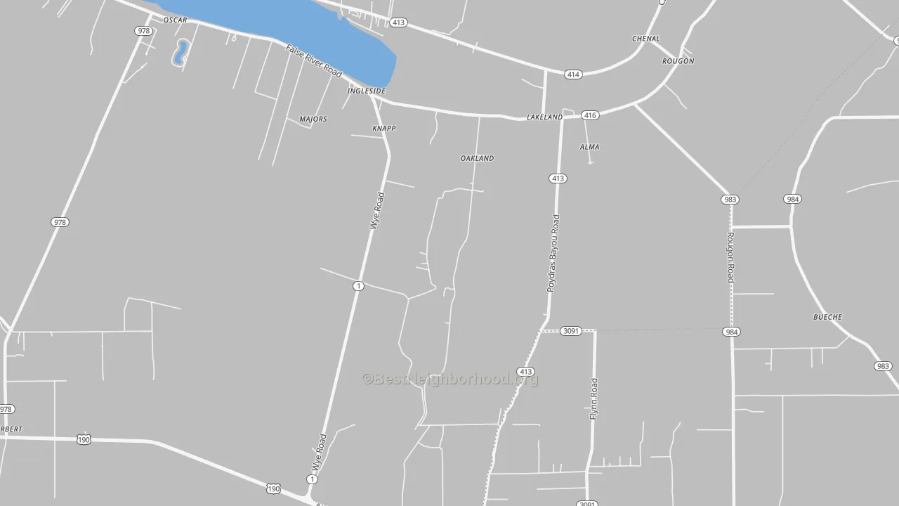 Transit Grade map of 70752, LA