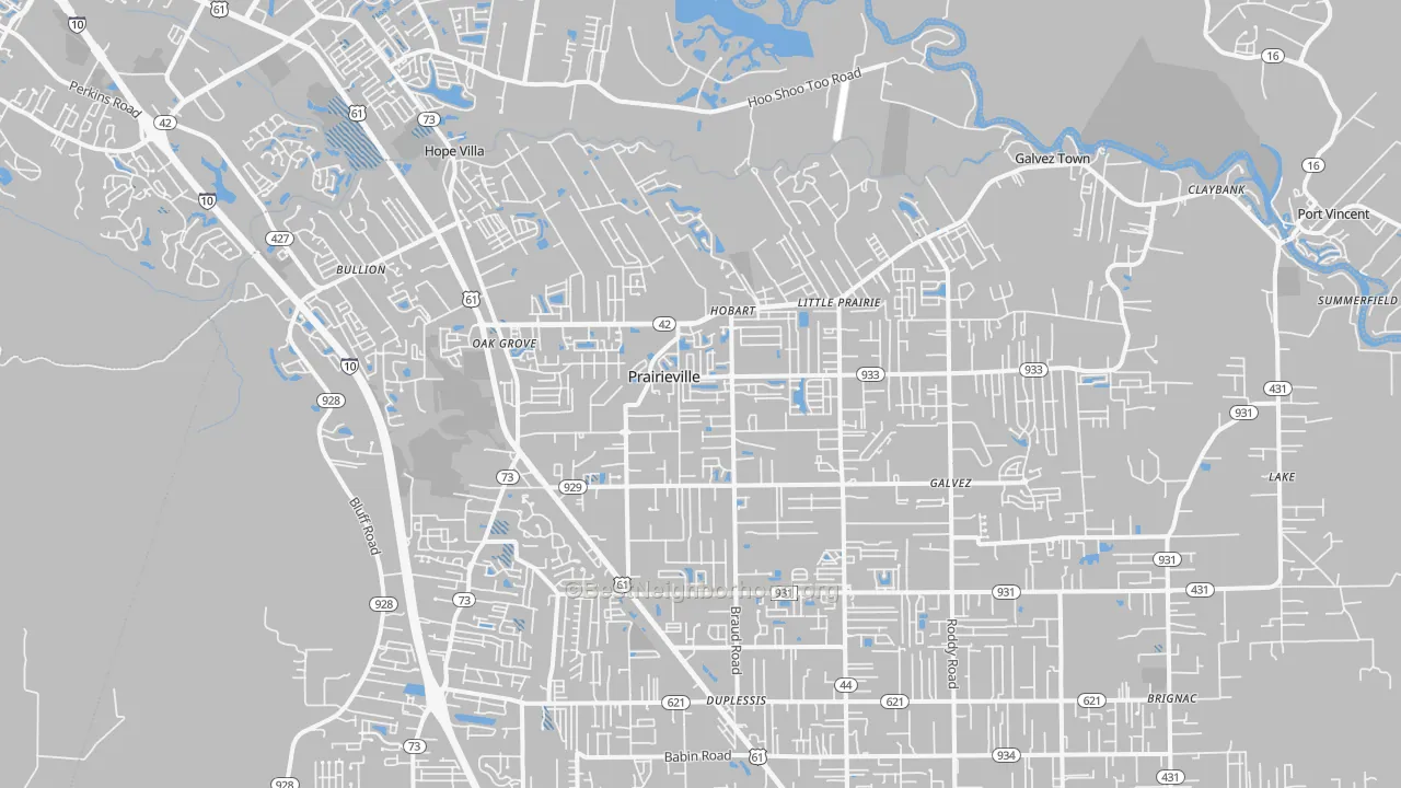 Transit Grade map of 70769, LA