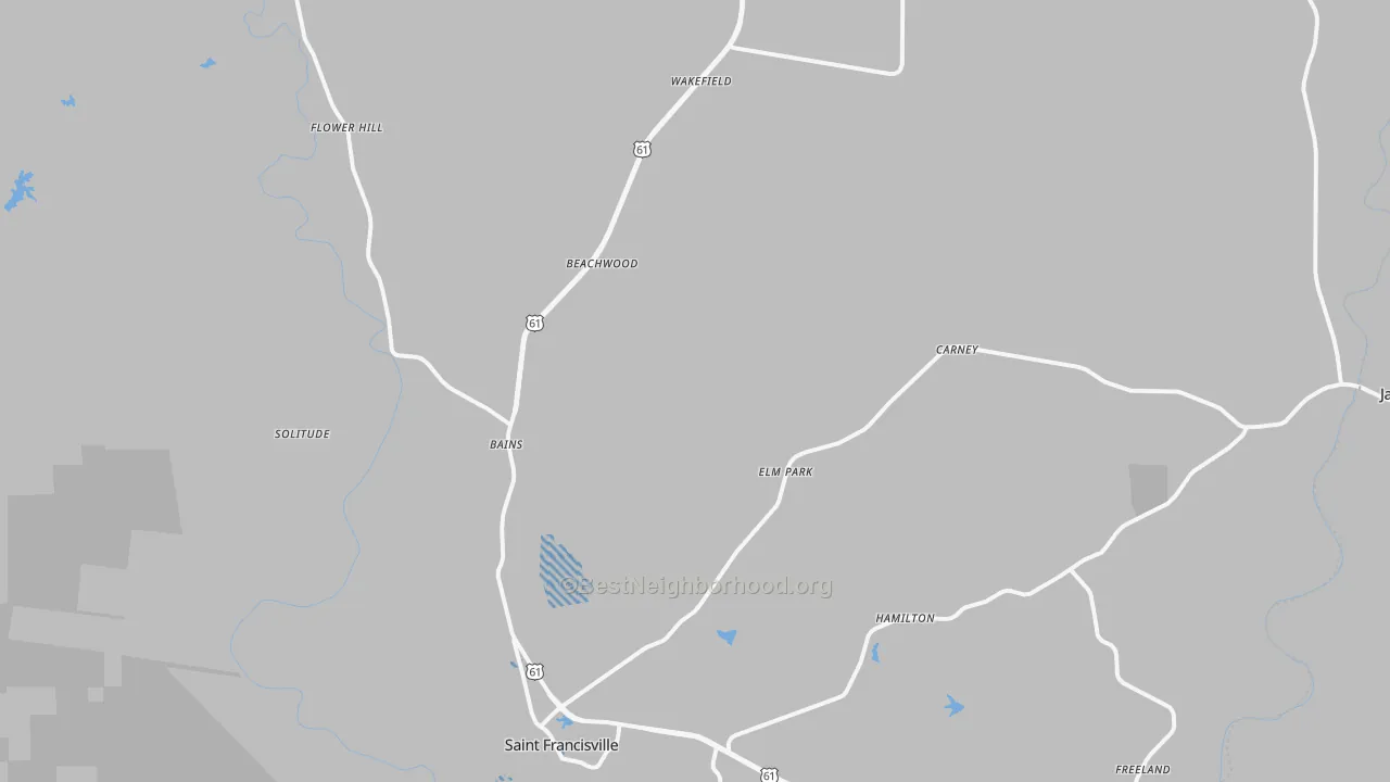Transit Grade map of 70775, LA