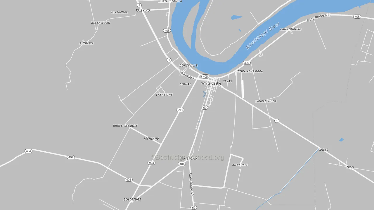 Transit Grade map of 70788, LA