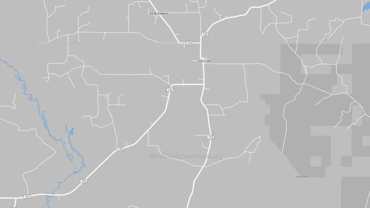 Transit Grade map of 71002, LA