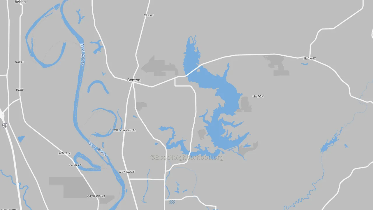 Transit Grade map of 71006, LA