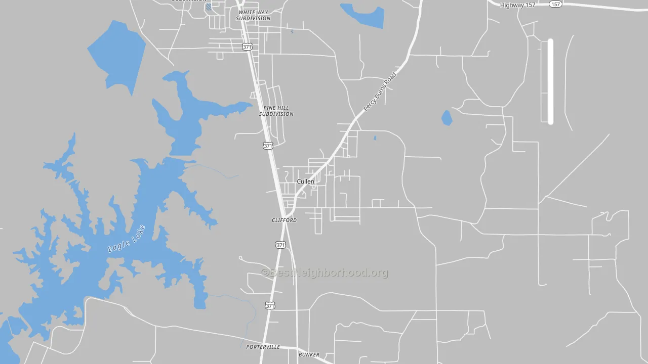 Transit Grade map of 71021, LA