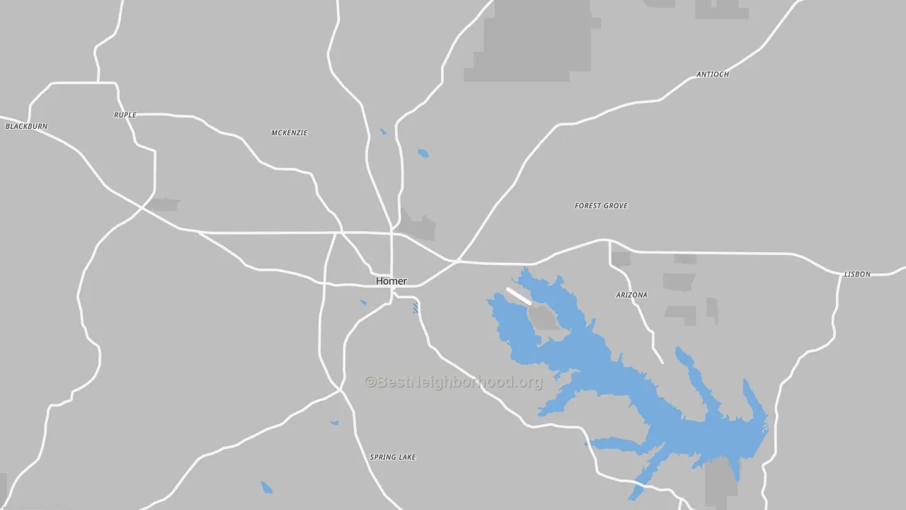 Transit Grade map of 71040, LA
