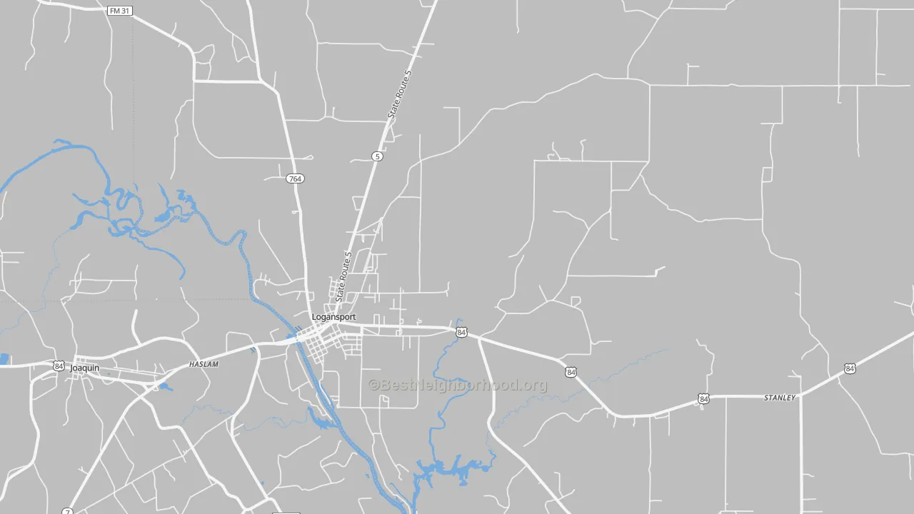 Transit Grade map of 71049, LA