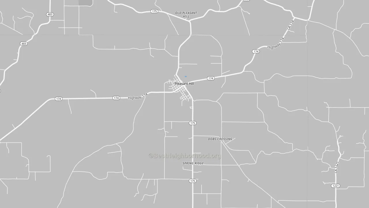 Transit Grade map of 71065, LA