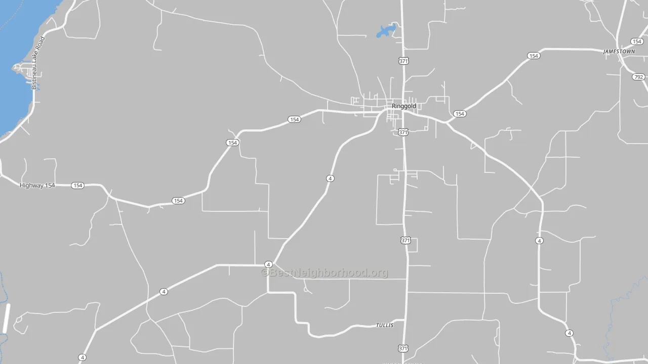 Transit Grade map of 71068, LA