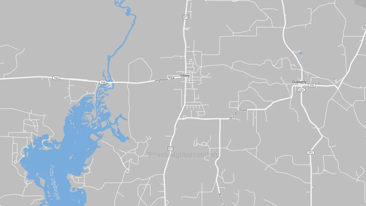 Transit Grade map of 71073, LA