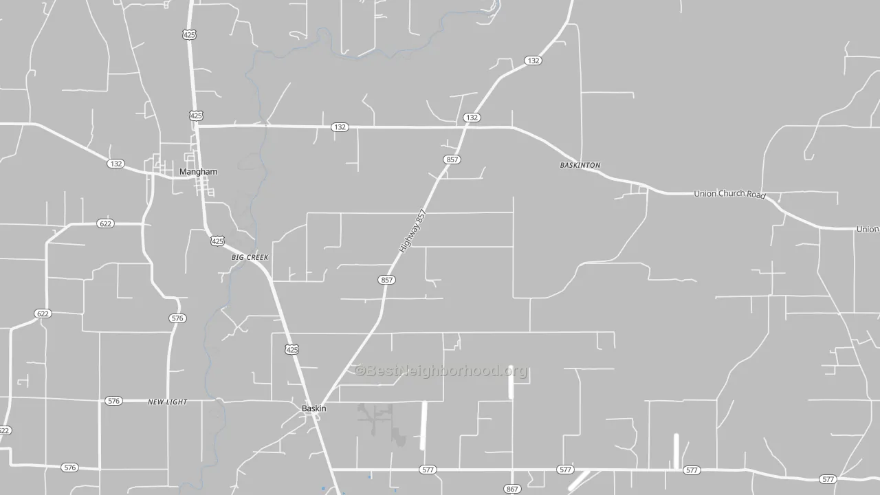 Transit Grade map of 71219, LA