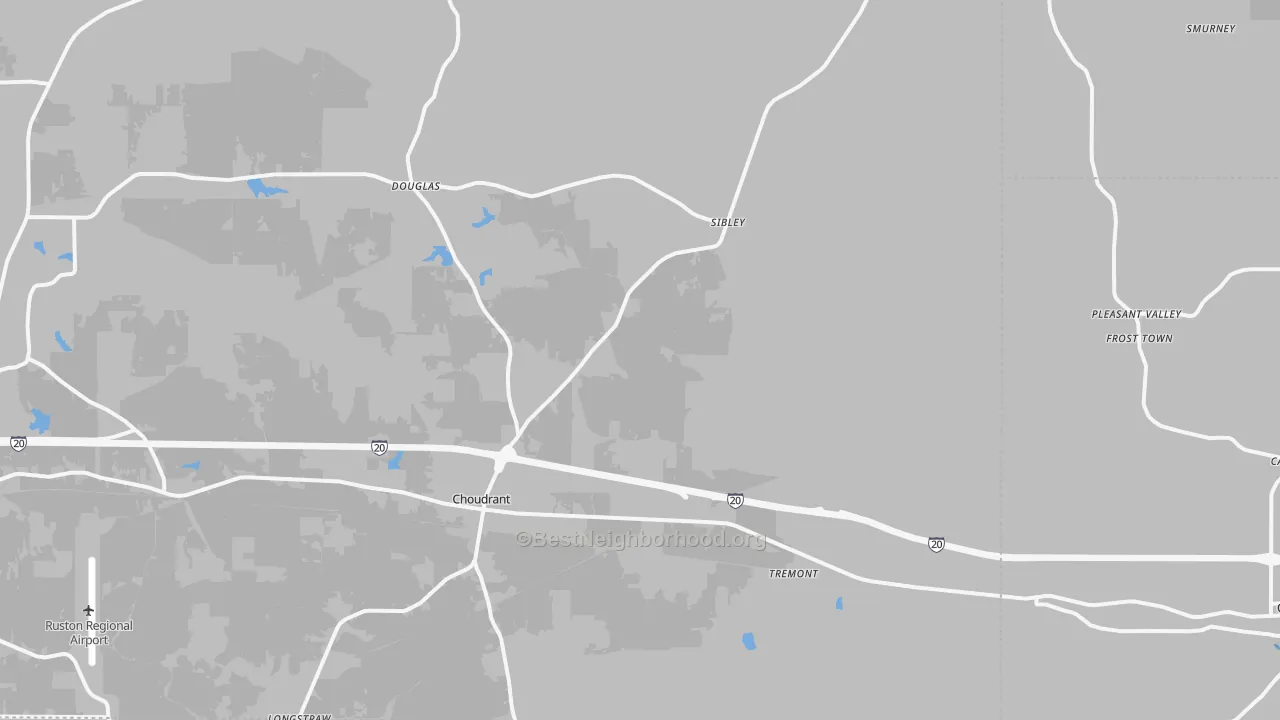 Transit Grade map of 71227, LA