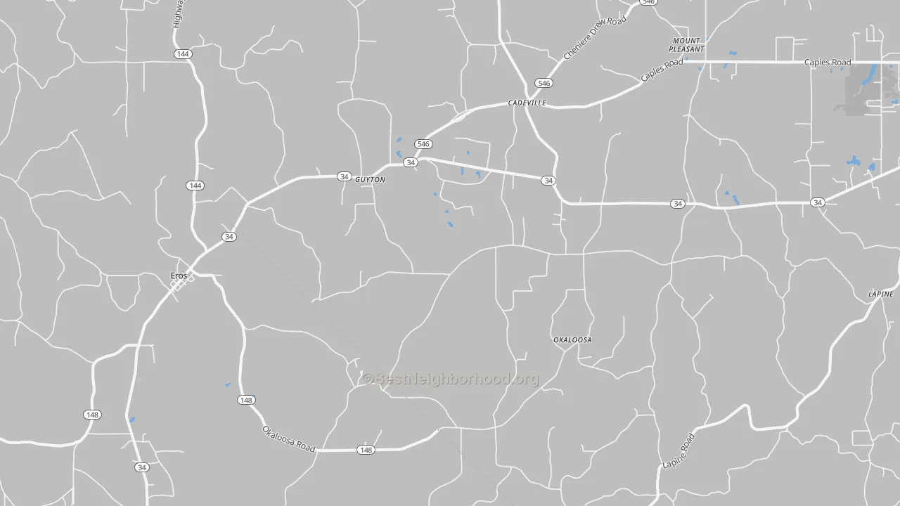 Transit Grade map of 71238, LA