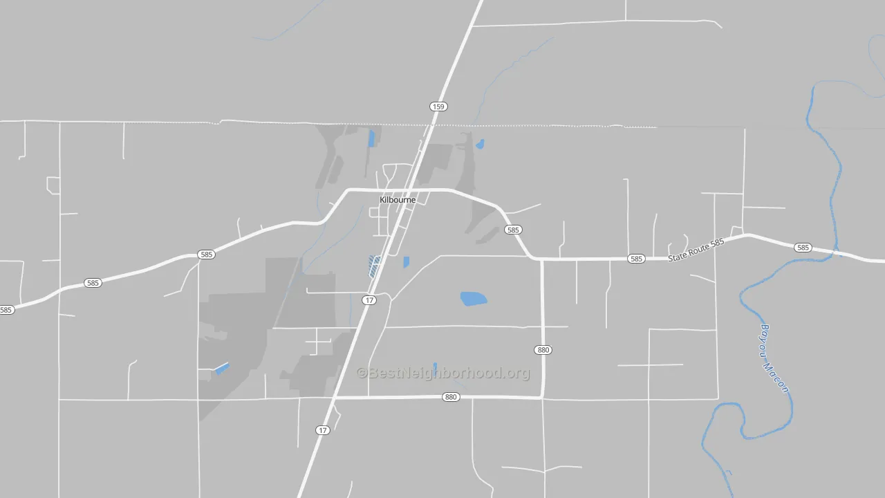 Transit Grade map of 71253, LA