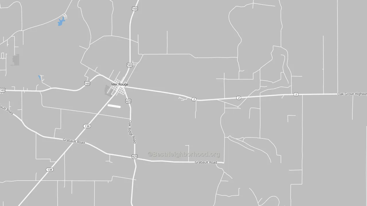 Transit Grade map of 71261, LA
