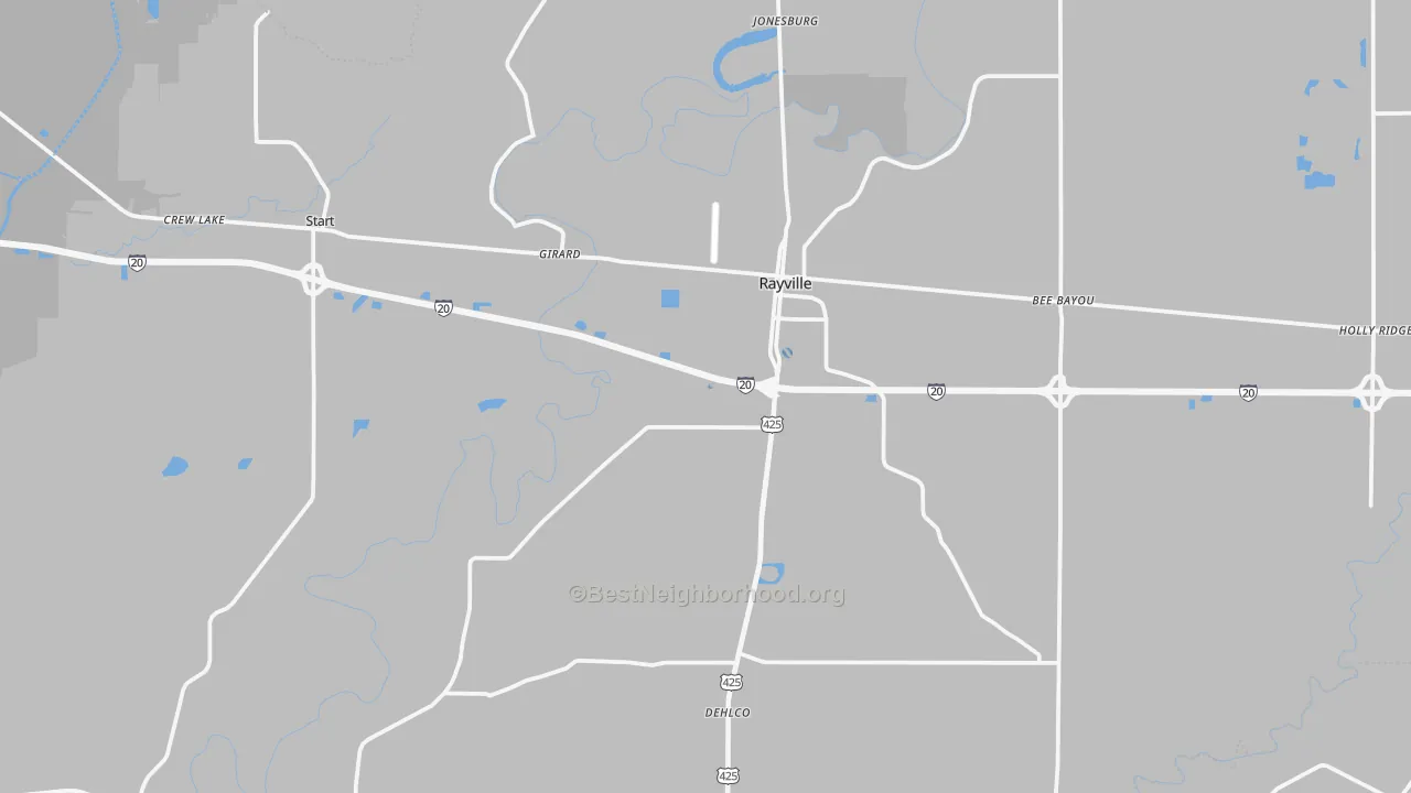 Transit Grade map of 71269, LA