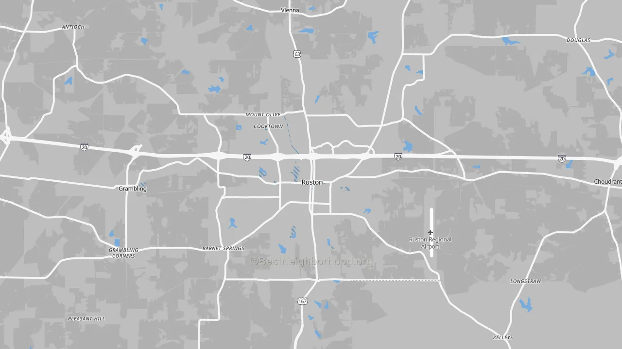 Transit Grade map of 71270, LA