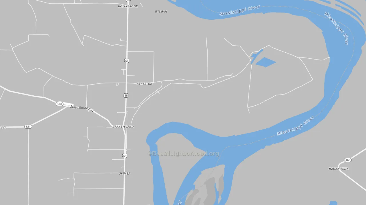 Transit Grade map of 71286, LA