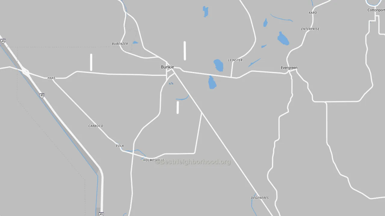 Transit Grade map of 71322, LA