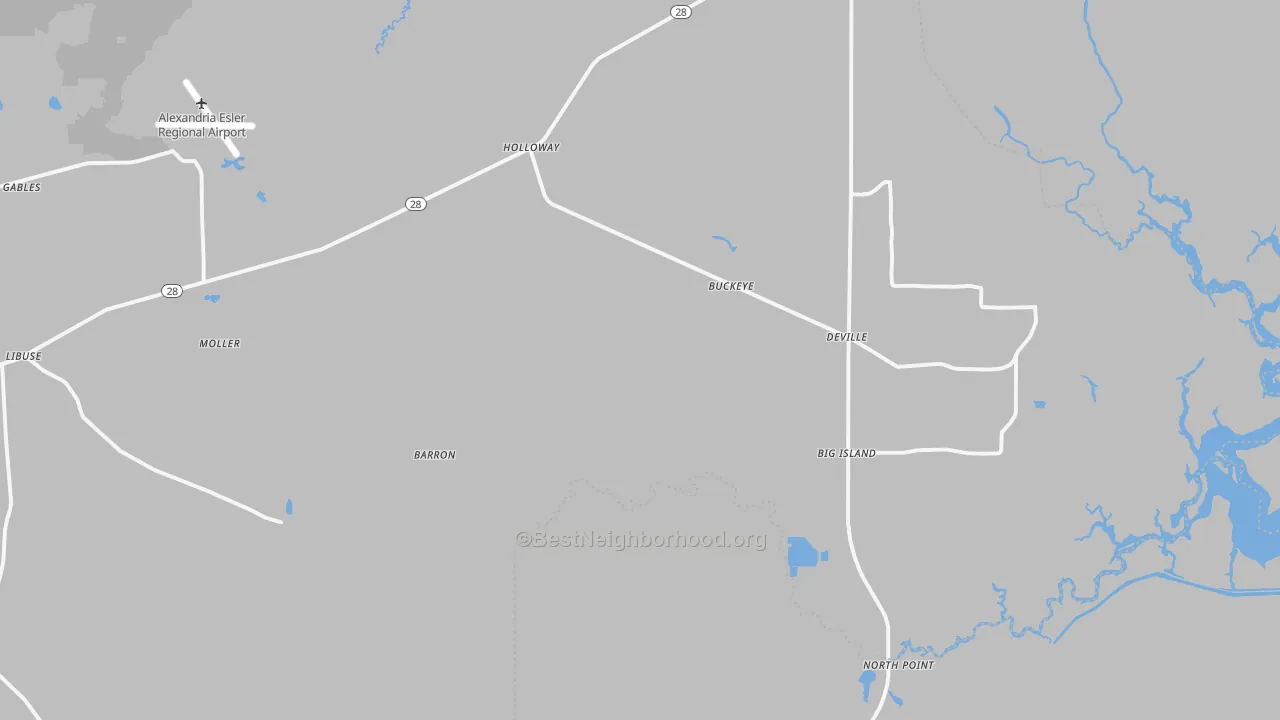 Transit Grade map of 71328, LA