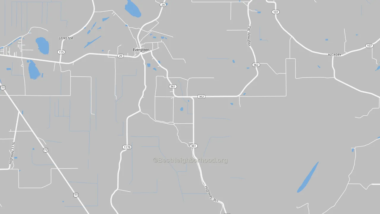 Transit Grade map of 71333, LA