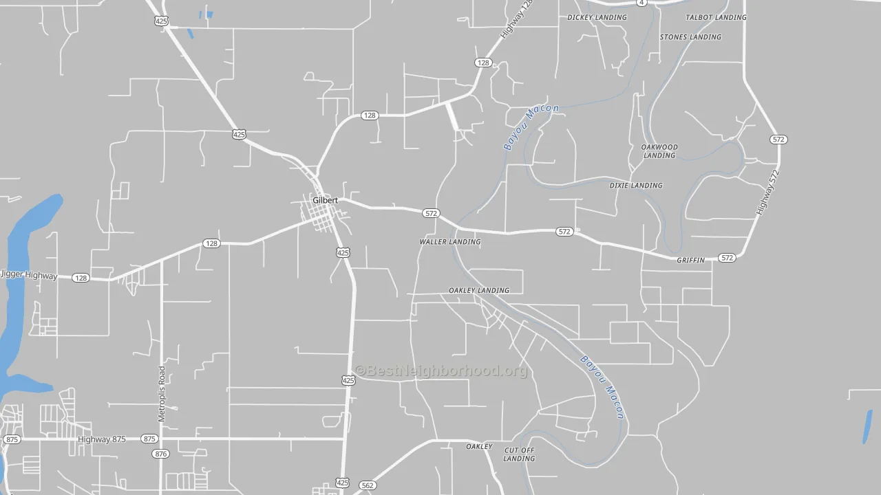 Transit Grade map of 71336, LA