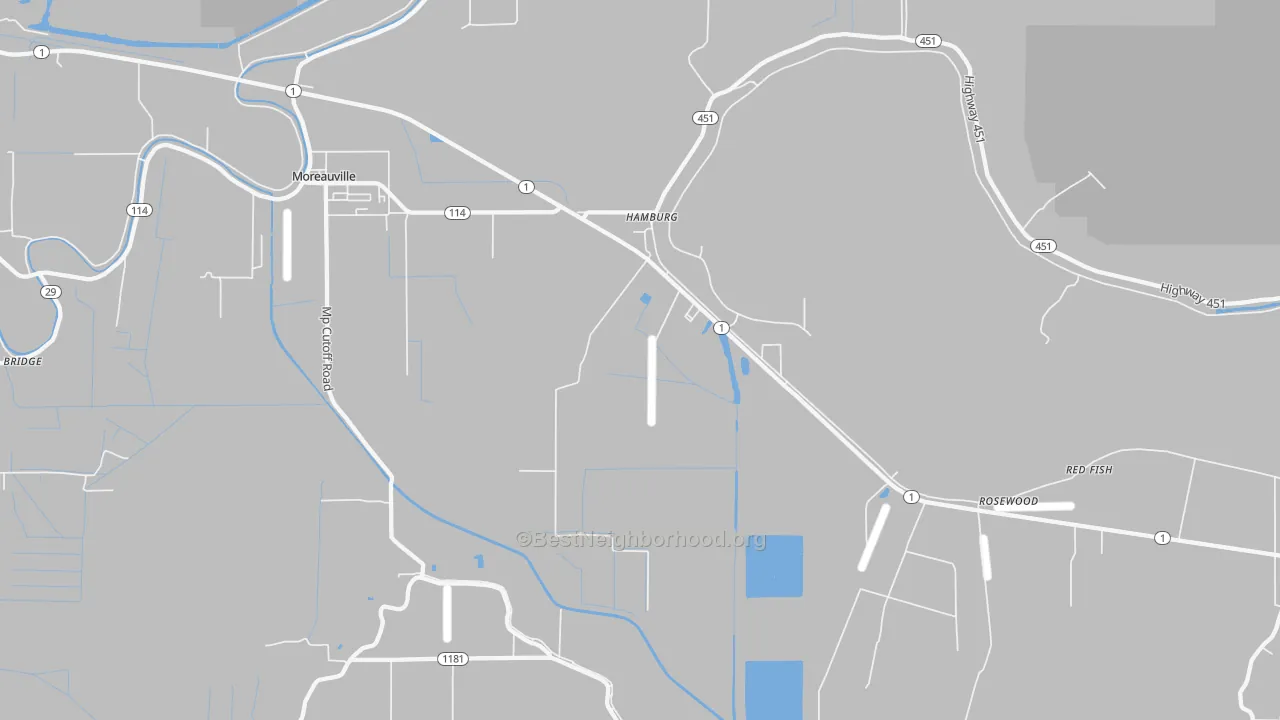 Transit Grade map of 71339, LA