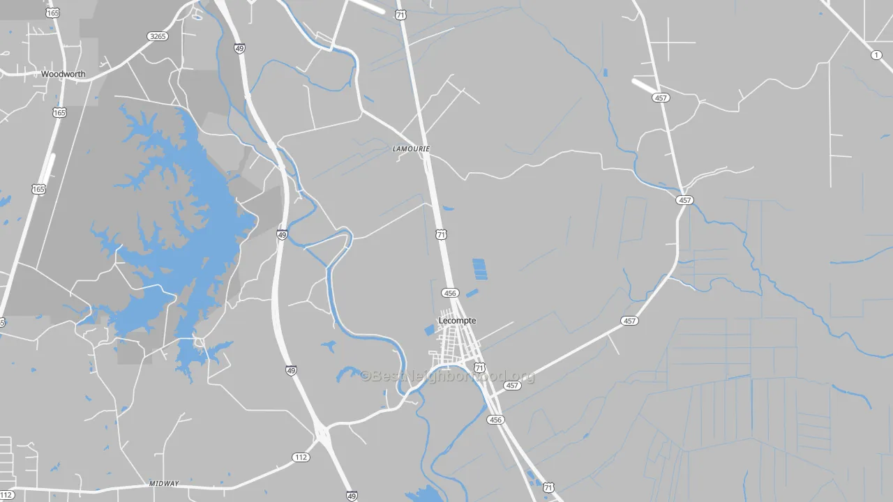 Transit Grade map of 71346, LA