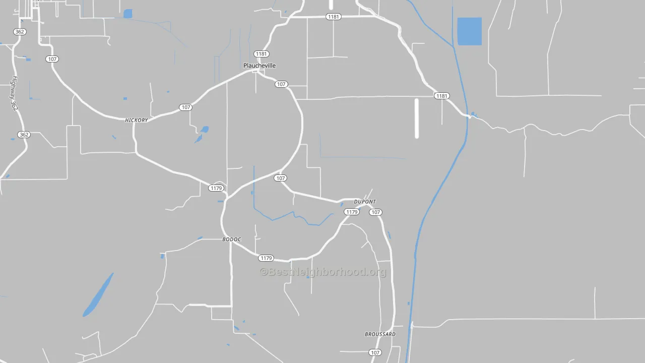 Transit Grade map of 71362, LA
