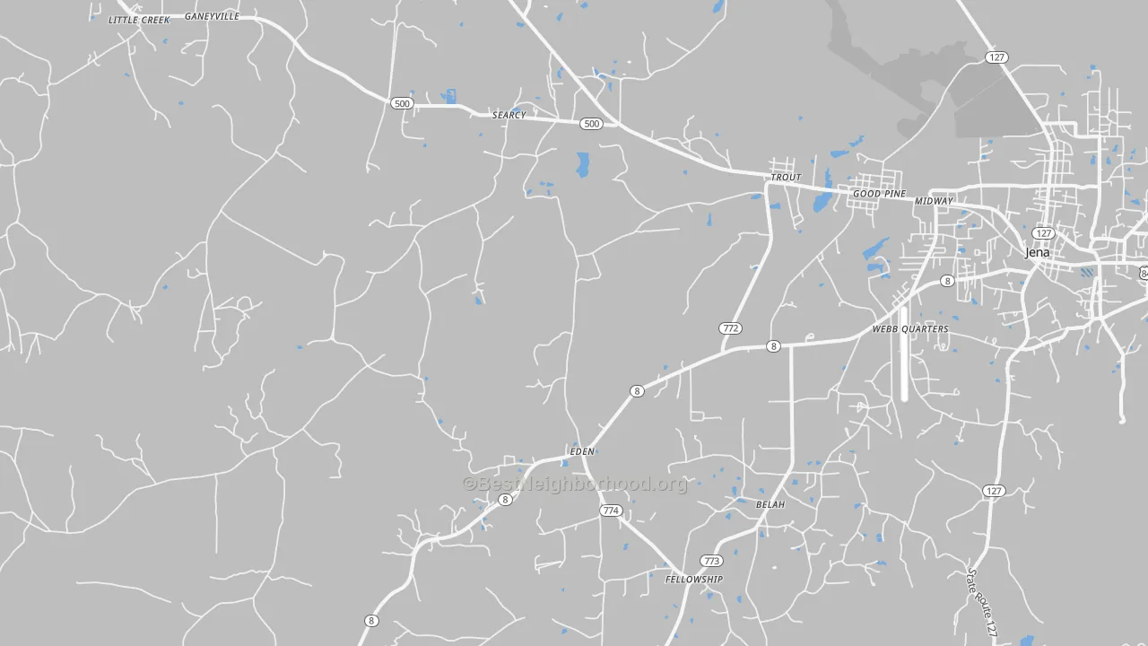 Transit Grade map of 71371, LA