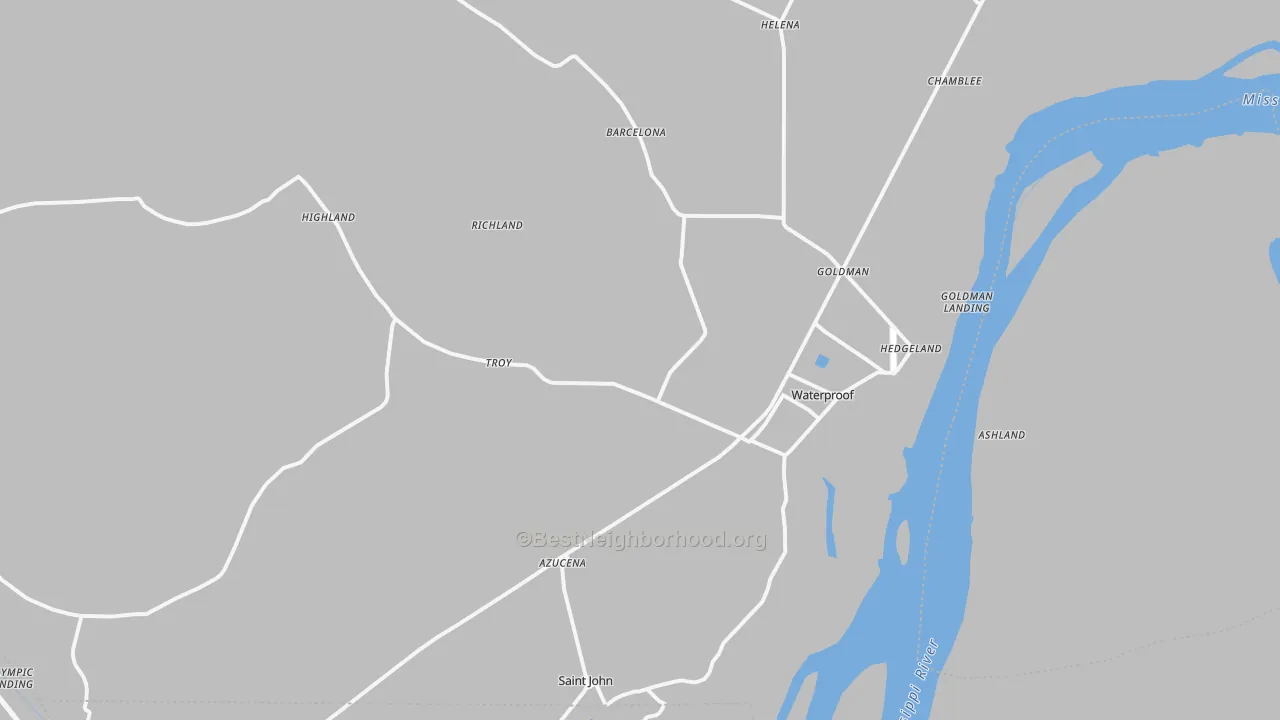 Transit Grade map of 71375, LA