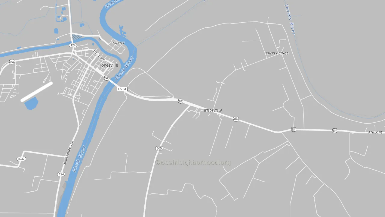 Transit Grade map of 71377, LA