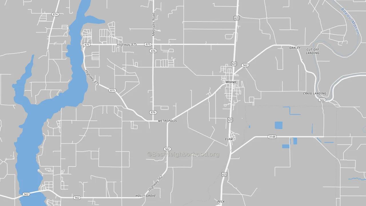 Transit Grade map of 71378, LA