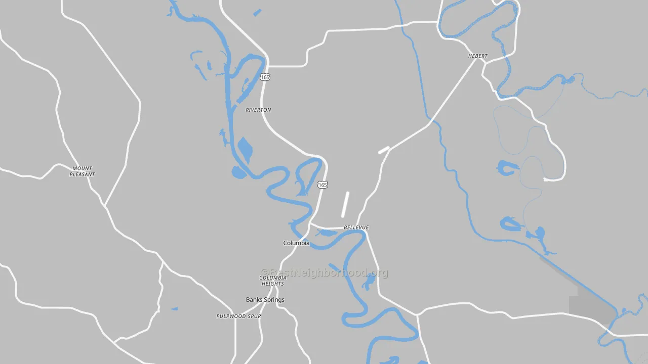 Transit Grade map of 71418, LA