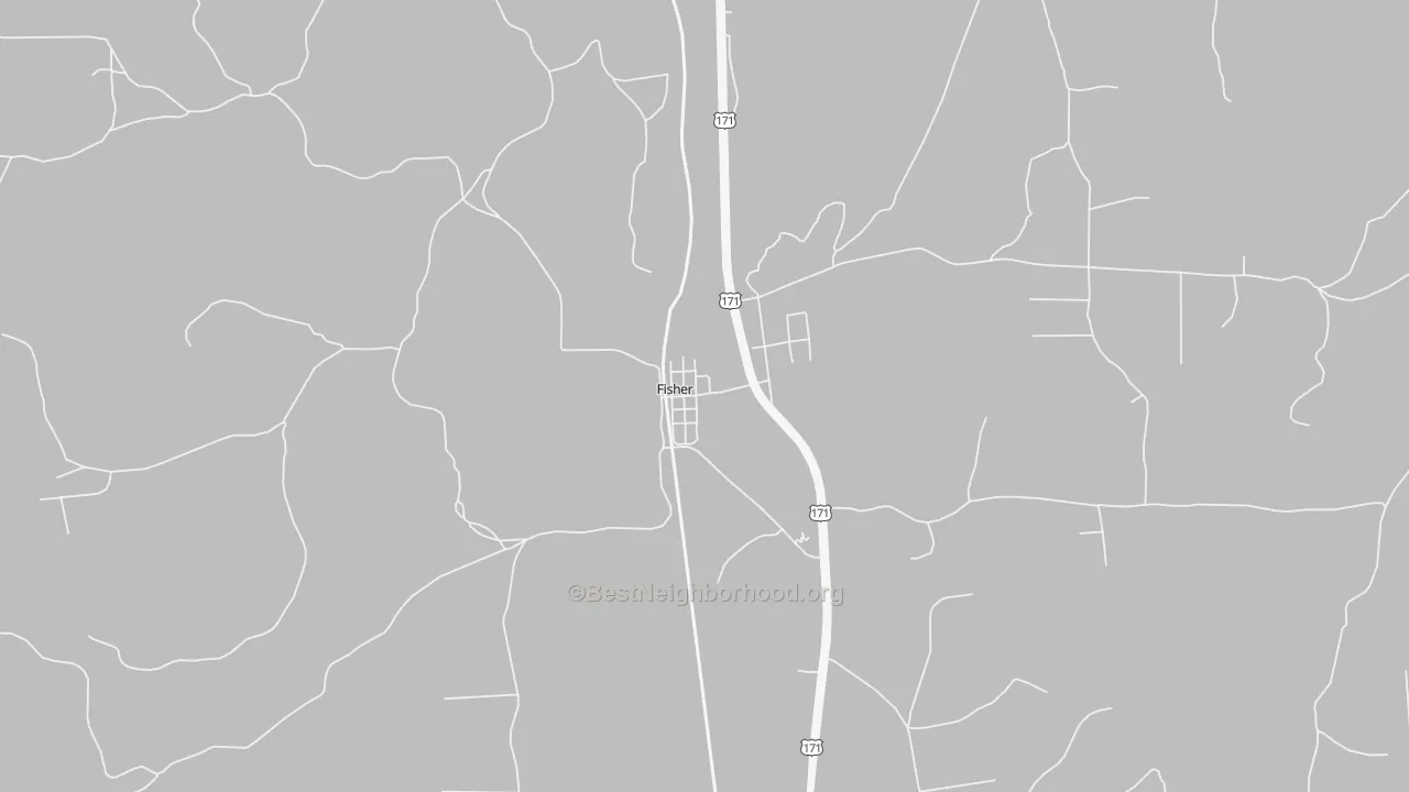 Transit Grade map of 71426, LA